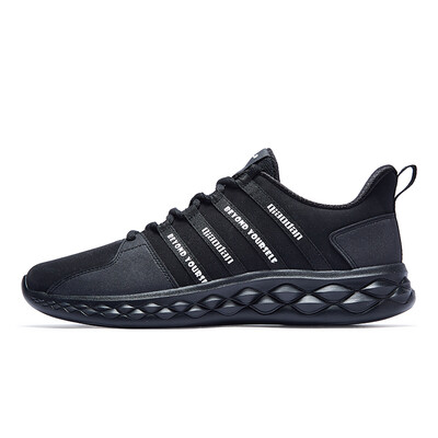 

Jordan mens shoes running shoes leather surface breathable lightweight casual shoes men XM3580227B black 44