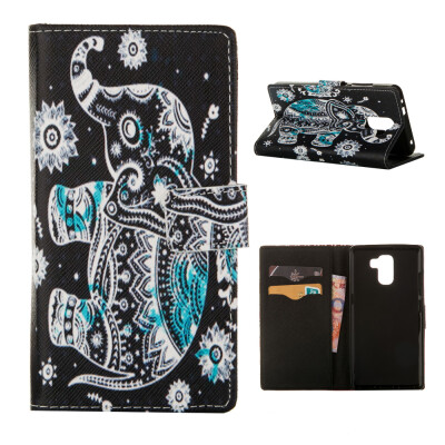 

MOONCASE Case for Huawei Honor 7 Flip PU Leather Fold Wallet Card Slot Kickstand Back Case Cover [Pattern series] /a15