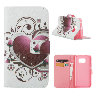 

MOONCASE ЧЕХОЛ ДЛЯ Samsung Galaxy S6 Edge Flip PU Leather Fold Wallet Card Slot Kickstand Back [Pattern series] /a07