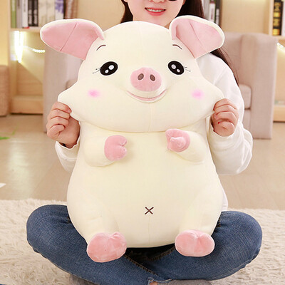 

Handle gift plush toy doll birthday gift Christmas gift to send girls creative gifts practical cute pig can warm hands dual-use 40cm