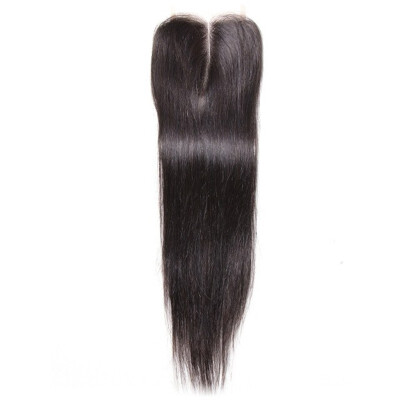 

UNice Hair Remy Hair Peruvian Straight Hair Lace Closure Middle Part Remy Human Hair Closure 4"x4" Swiss Lace 1 PCS