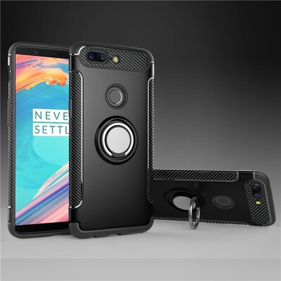 

Fecoprior Back Cover For Huawei Honor View 10 V10 Case Car Holder Stand Hard PC Silicon Ring Suction Bracket Celulars