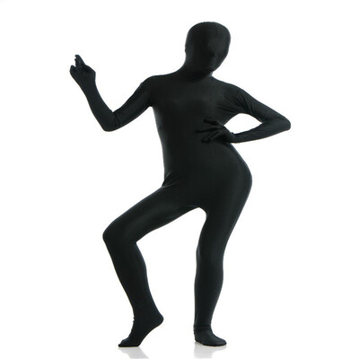 

Womens Spandex Zentai Full Bodysuit Lady Back Zipper Tights Suits Dancewears Womens Full Bodysuit Cosplay Halloween Costumes