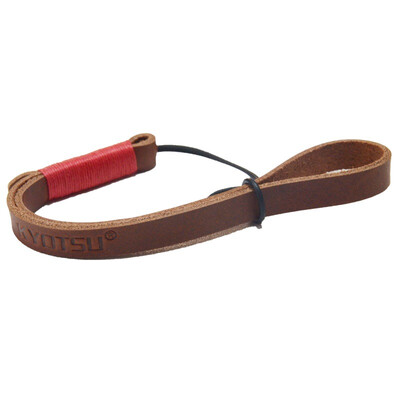 

KYOTSU King wins camera wrist strap handmade pure leather leather SLR micro single camera wrist strap (red brown