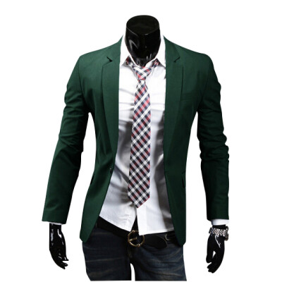 

Zogaa New Men's Suit Multicolor Casual