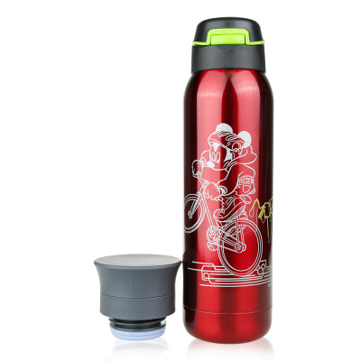 

【Jingdong Supermarket】 Disney Insulation Cup Male Female Stainless Steel Direct Insulation Children's Suction Water Cup Double Cover Optional 500ML Red