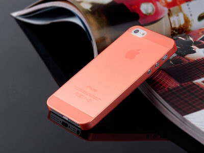 

ORANGE For Apple iPhone 5 5S Ultra Thin 0.3mm Back Hard Case Cover Skin