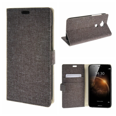 

MOONCASE Huawei Ascend G8 ЧЕХОЛ ДЛЯ Denim Design Flip Folio Wallet Card Slot Stand Brown 03