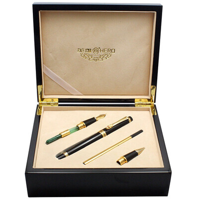 

Hero HERO 1111 Long clip 1 2 combination of large bright set of pencil iridium pen pen