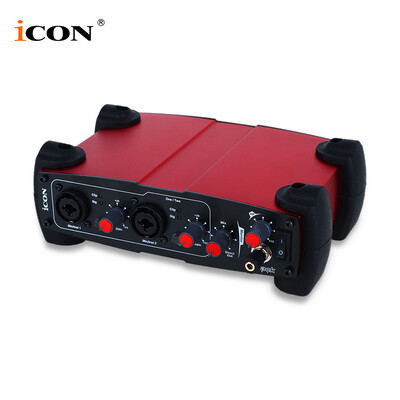 

Aiken iCON Utrack vst external sound card set desktop computer mobile phone broadcast universal shouting wheat anchor equipment full set of recording microphone USB sound card microphone