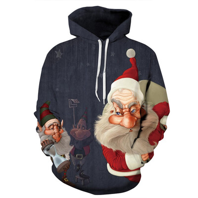 

QYDM0166Mens Hoodie 3D Printed Women Pullover Sweater