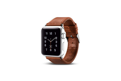 

Retro Dark Brown Leather Watchband for Apple Watch 1 2 3 42mm retro business Pattern Replacement Strap Band for iwatch