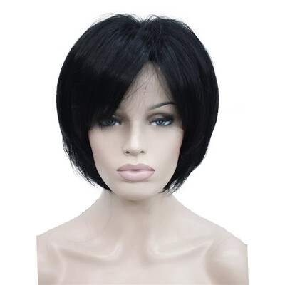 

StrongBeauty Short Layered Blonde M Thick Fluffy Full Synthetic Wig Heat Ok COLOUR CHOICES