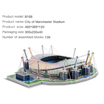 

Handmade DIY paper world soccer stadium