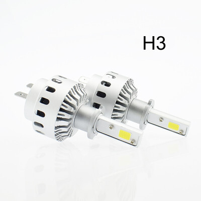 

1Pair Automobile 12v 90w 7p led Headlamp 6500k Spotlight COB LED fog lights Headlights 9006 9005 H1 H4 H7 H11 Auto Front Lamp