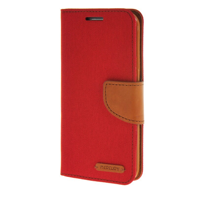 

MOONCASE Galaxy S6 Edge , Leather Flip Wallet Card Holder Pouch Stand Back ЧЕХОЛ ДЛЯ Samsung Galaxy S6 Edge Red