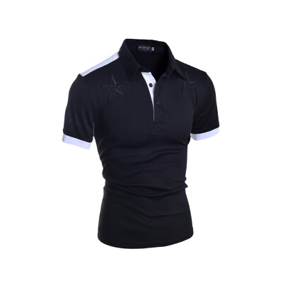 

Zogaa New Men's Polo Shirt Star Fashion