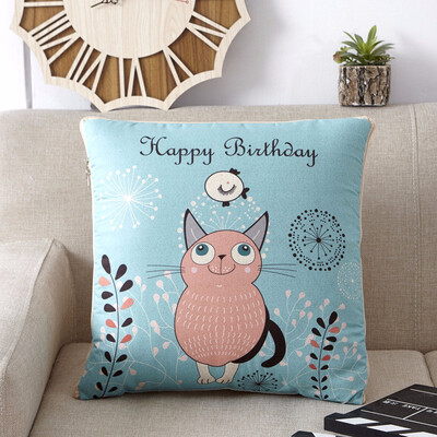 

Cartoon Sofa Cushion Office Pillow Bed Head Back Car Waist Cushion Pillow Pillow Waist Cushion