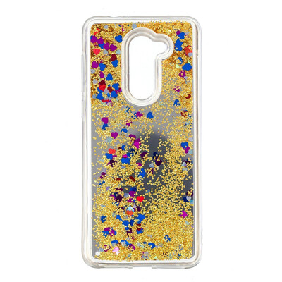 

Fecoprior Back Cover For Alcatel 3X 5058I Case Mirror Glitter Liquid Quicksand Shining Dynamic Fundas Coque Celulars Capa