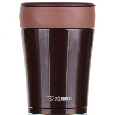 

Like printing ZO JIRUSHI 360ml stainless steel vacuum insulation office mini stew braised cup lunch box porridge pot SW-GA36-TR brown