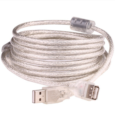 

Shanze (SAMZHE) UK-515 USB2.0 высокоскоростной передачи данных на женский удлинитель AM / AF кабель клавиатуры U диск мыши данные плюс 1,5 м прозрачный белый