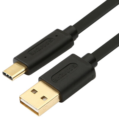 

Yamazawa (SAMZHE) MA-301 Type-c / USB3.1 to USB3.0 cable Apple MacBook / Nokia N1 and other charging line data line Gold-plated version of 1 m black