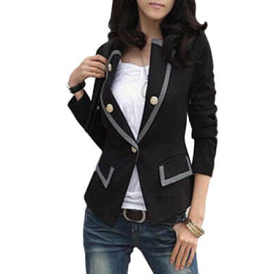 

CT&HF Women Slim Short Small Suit Jacket Coat