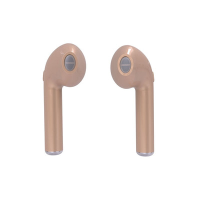 

TWS earphone i7 wireless earphones Sport bluetooth headset Handsfree in-ear earbuds Built-in Mic wireless headphones gold color