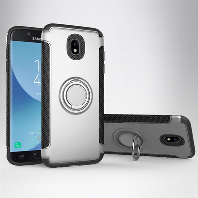 

Fecoprior Back Cover For Samsung Galaxy J3 2017 J330 Case Car Holder Stand Hard PC Silicon Ring Suction Bracket Celulars