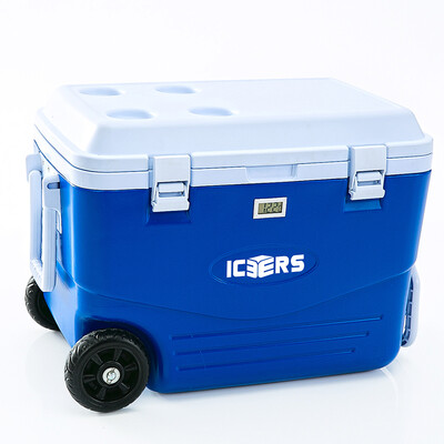 

ICERS Essens PU incubator medicine insulin medical refrigerator fresh box 50 liters with thermometer display models blue&white