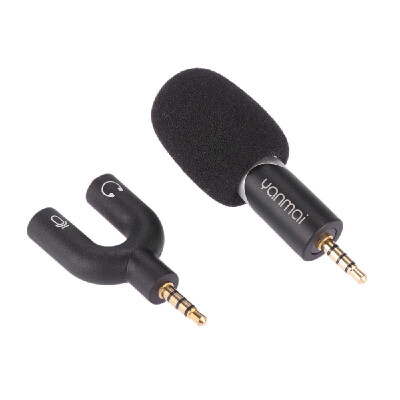 

Yanmai 90 Degree Rotatable Mini Uni-directional Condenser Microphone Sound Recording Recorder Mic for iPhoneiPadiPodAndroid Sma