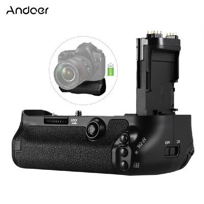 

Andoer BG-1W Vertical Battery Grip Holder Replacement for BG-E20 for Canon EOS 5D Mark IV DSLR Camera