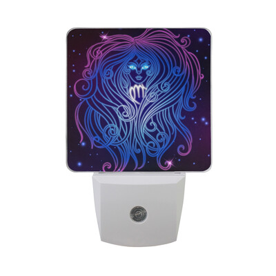 

ALAZA Aquarius LED Night Light With Smart Dusk To Dawn SensorConstellation Plug In Night Light