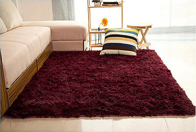 

NicerDicer Carpets for home living room Modern Fluffy Anti-Slip Shaggy Area Rug 80120cm