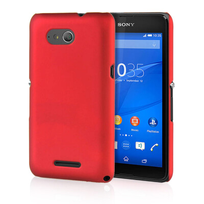 

MOONCASE Hard Rubberized Rubber Coating Devise Back ЧЕХОЛ ДЛЯ Sony Xperia E4G Red