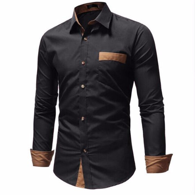 

New Mens Dress Shirts Casual Shirts Hawaiian Style Slim Long Sleeve Dress Shirts Camisa Masculina Casual Shirts M-3XL