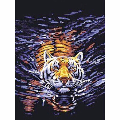 

diy Diamond embroidery decoration 8d diamond painting cross stitchti tiger vase Mosaic rhinestone pasted pattern gift
