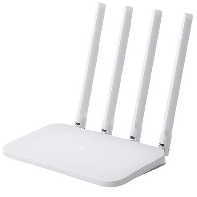 

Original Xiao mi mi wifi router 4C 64 RAM 80211 B g n 24g 300 mbps 4 antennas of Repeater Band Wireless Routers APP Control