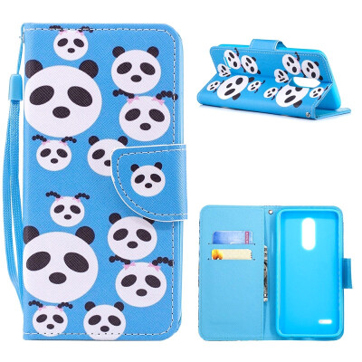 

MOONCASE Huawei Glory 7C Painted Leather Case with Small Hand Strap - Panda Puzzle