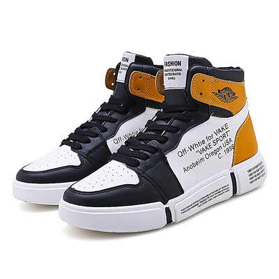 

High-top shoes mens shoes 2018 autumn youth Korean version of the trend sports casual couple shoes mens tide shoes large size sh
