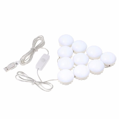 

Tomshine LED Vanity Mirror Light Kit Dimmable Brightness Adjustable Bulbs USB Powered Operated Hidden Stretchable Length for Makeu
