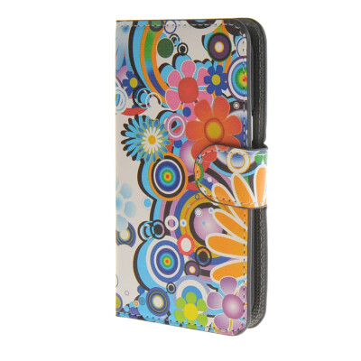 

MOONCASE Flower style Leather Wallet Flip Card Slot Stand Pouch чехол для Samsung Galaxy J1 A01