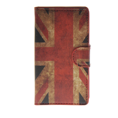 

MOONCASE UK British Flag Leather Side Flip Wallet Card Slot Stand Pouch ЧЕХОЛ ДЛЯ Microsoft Lumia 435