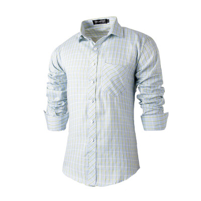 

Zogaa New Men' Shirt All Match Light Colour