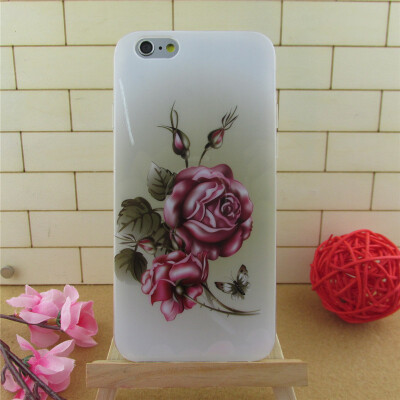 

Classic Floral Patterns TPU Phone Case for Apple iPhone 6 6S