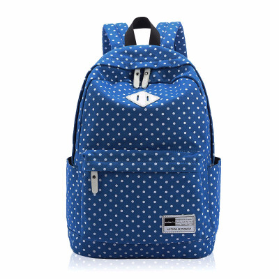 

Fashion Dot Printing Backpack for School Teenage Girls 156 Inch Laptop Schoolbag Canvas Backpacks for Women Large Capacity Bags