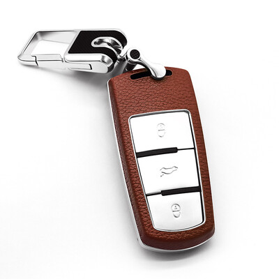 

SAIBON Volkswagen Key Case for Magotan B6 Magotan B7 CC R36 Car Leather Key Case Volkswagen Keychain
