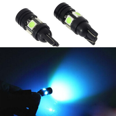 

1 Pair Car Automotive LED T10 5W 12V Light Bulb Projector Blue/Ice Blue