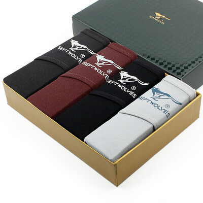 

Jingdong Supermarket seven wolves men&39s underwear triangular underwear cotton light breathable waist belts 4 mixed color installed  D3501