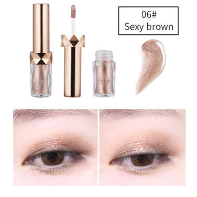 

YANQINA Glitter Eyeshadow Gel Liquid Eye Shadow Highlight Shimmer Stick Make Up